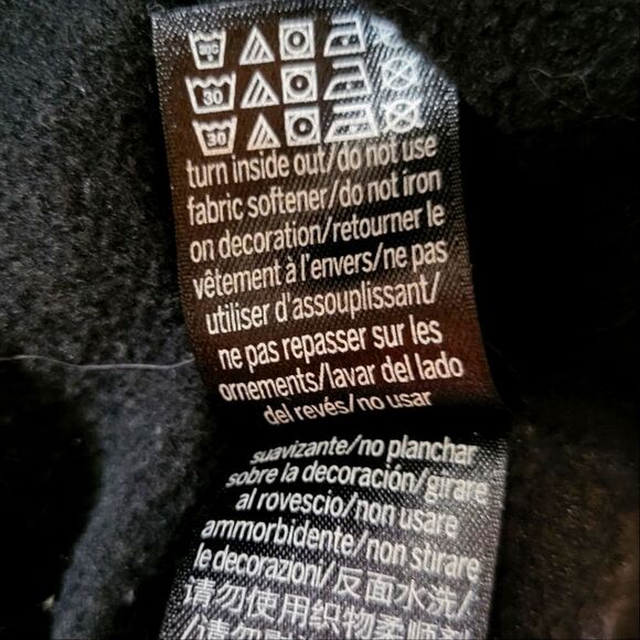 Victoria's Secret Black Crewneck Long Sleeve Cropped Sweatshirt - Picture 13 of 16